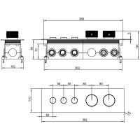 Товар: Смеситель для душа Allen Brau Liberty 5.33003-BN с термостатом Никель брашированный - фото 12 Смеситель для душа Allen Brau Liberty 5.33003-BN с термостатом Никель брашированный — фото 12, Смесители