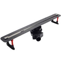 Душевой лоток Pestan Confluo Slim Line 650+ 13100027 с решеткой Хром матовый — фото 1, Душевые лотки