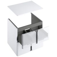 Товар: Столешница под раковину Ravak Balance 60 X000001370 Белый блестящий лак - фото 5 Столешница под раковину Ravak Balance 60 X000001370 Белый блестящий лак — фото 5, Раковины