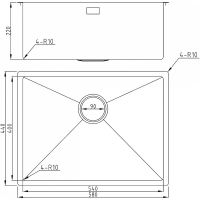 Товар: Кухонная мойка Milacio Denia 58 MC.77458 Золото - фото 2 Кухонная мойка Milacio Denia 58 MC.77458 Золото — фото 2, Кухонные мойки