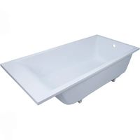 Ванна из литьевого мрамора Marmo Bagno Алесса New 180x80 MB-ALN180-80 без гидромассажа — фото 2, Ванны