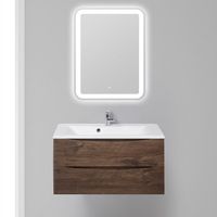 Тумба под раковину BelBagno Marino 90 MARINO-900-2C-SO-RW-P подвесная Rovere Moro — фото 2, Тумбы под раковину