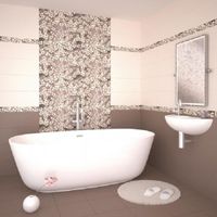 Керамическая плитка Azori Amati Beige 00-00108776 настенная 20,1х50,5см — фото 4, Керамическая плитка