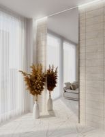 Керамическая плитка Pieza Ceramica Marfil белая глянец MR002050G настенная 20х50 см — фото 3, Керамическая плитка