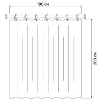 Товар: Штора для ванны Iddis Base 180х200 BS03P18i11 Коричневая - фото 9 Штора для ванны Iddis Base 180х200 BS03P18i11 Коричневая — фото 9, Аксессуары для туалета
