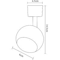 Трековый светильник Artelamp Brad A6253PL-1WH Белый — фото 4, Трековые светильники