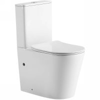 Унитаз компакт SantiLine SL-5026 Белый с бачком и сиденьем Микролифт — фото 1, Напольные унитазы