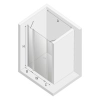 Товар: Душевая дверь New Trendy New Soleo Chrome 150 D-0175A профиль Хром стекло прозрачное - фото 7 Душевая дверь New Trendy New Soleo Chrome 150 D-0175A профиль Хром стекло прозрачное — фото 7, Душевые двери в нишу