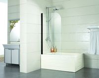 Товар: Шторка на ванну Azario Merrit 70 NF6211 BLACK профиль Черный стекло прозрачное - фото 2 Шторка на ванну Azario Merrit 70 NF6211 BLACK профиль Черный стекло прозрачное — фото 2, Неподвижные шторки для ванной