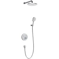 Душевая система Black&White Universe U7776 7776U с термостатом Хром — фото 1, Душевое оборудование. Душевая программа