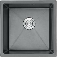 Кухонная мойка Aflorn Premium 44 AF94444F Графит — фото 1, Кухонные мойки