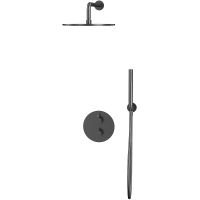 Товар: Душевая система Whitecross Y gunmetal YSET08GM с термостатом Оружейная сталь - фото 2 Душевая система Whitecross Y gunmetal YSET08GM с термостатом Оружейная сталь — фото 2, Душевое оборудование. Душевая программа