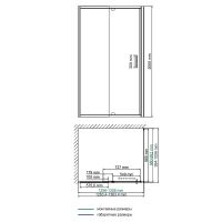 Товар: Душевой уголок WasserKRAFT Berkel 130x100 48P34 профиль Хром стекло прозрачное - фото 8 Душевой уголок WasserKRAFT Berkel 130x100 48P34 профиль Хром стекло прозрачное — фото 8, Душевые уголки