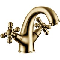 Смеситель для раковины Gappo G89-4 G1089-4 Бронза — фото 1, Смесители для раковины