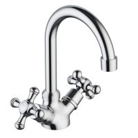 Товар: Смеситель для раковины Damixa Retro 230210000 Хром - фото 2 Смеситель для раковины Damixa Retro 230210000 Хром — фото 2, Смесители