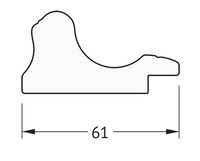 Зеркало Evoform Definite 50х40 BY 1350 в багетной раме - Золотой акведук 61 мм — фото 5, Мебель для ванной