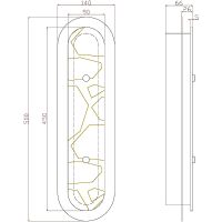 Настенный светильник Artelamp Michael Белый Полированная медь арт-A2135AP-1PB — фото 2, Бра
