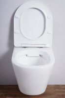 Унитаз Esbano Clavel ESUPCLAVW подвесной Белый глянцевый с сиденьем Микролифт — фото 8, Подвесные унитазы