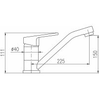 Товар: Смеситель для кухни Rav Slezak Colorado CO105.5 Хром - фото 2 Смеситель для кухни Rav Slezak Colorado CO105.5 Хром — фото 2, Смесители для кухни