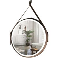 Зеркало Azario Капитан 51 ФР-00001313 Коричневое — фото 1, Зеркала в ванную комнату