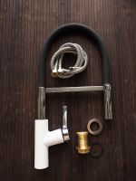 Товар: Смеситель для кухни BRNOU BR760-2 Белый Черный - фото 6 Смеситель для кухни BRNOU BR760-2 Белый Черный — фото 6, Смесители