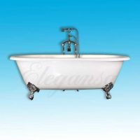 Товар: Чугунная ванна Elegansa Gretta 170x75 ножки Хром - фото 2 Чугунная ванна Elegansa Gretta 170x75 ножки Хром — фото 2, Ванны