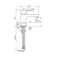 Товар: Смеситель для раковины Ideal Standard Alpha Хром арт-BC552AA - фото 3 Смеситель для раковины Ideal Standard Alpha Хром арт-BC552AA — фото 3, Смесители для раковины