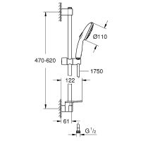 Товар: Душевой гарнитур Grohe Tempesta 110 27927003 Хром - фото 4 Душевой гарнитур Grohe Tempesta 110 27927003 Хром — фото 4, Душевые гарнитуры на штанге