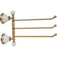 Полотенцедержатель Migliore Provance 17635 поворотный Бронза — фото 1, Полотенцедержатели