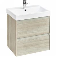 Тумба под раковину Roca Ona 60 A857613512 подвесная Светлый дуб — фото 1, Мебель для ванной