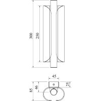Настенный светильник Maytoni Modern Interstellar MOD309WL-L4GR4K Серый — фото 6, Светильники