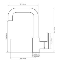 Товар: Смеситель для кухни Royce Solo RCM-111201CR Хром - фото 2 Смеситель для кухни Royce Solo RCM-111201CR Хром — фото 2, Смесители