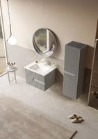 Товар: Тумба с раковиной Orka Moonlight 70 5001496 подвесная Бежевая матовая - фото 6 Тумба с раковиной Orka Moonlight 70 5001496 подвесная Бежевая матовая — фото 6, Мебель для ванной