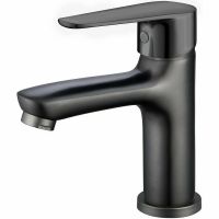 Смеситель для раковины Royce Bianco RCM-111601BL Оружейная сталь — фото 1, Смесители