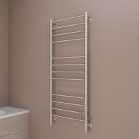 Водяной полотенцесушитель Terminus Аврора П12 500x1200 4670078543929 Хром, нижнее подключение, G 1/2" ВР — фото 3, Водяные полотенцесушители