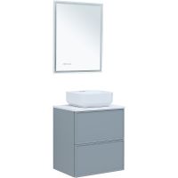 Тумба под раковину Aquanet Арт 60 313274 подвесная Мисти грин — фото 13, Тумбы под раковину