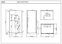 Товар: Душевая кабина Black&White Galaxy G8038 110x90 8038000 с гидромассажем - фото 8 Душевая кабина Black&White Galaxy G8038 110x90 8038000 с гидромассажем — фото 8, Душевые кабины