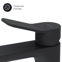 Смеситель для раковины AM.PM X-Joy F85A02122 Черный матовый — фото 7, Смесители