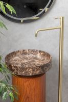 Раковина-чаша Boheme Corian 40 801-ED Emprador — фото 5, Раковины