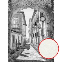 Фреска Ortograf Городской пейзаж 30362 Фактура флок FLK Флизелин (2*2,7) Серый, Город — фото 1, Фрески