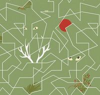 Обои LOYMINA Origins Винил на флизелине (1*10,05) Зеленый/Белый, Геометрия/Абстракция арт-ALS4 005 — фото 2, Обои для стен