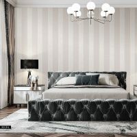 Обои Roberto Borzagi King 90116-4 Винил на флизелине (1,06*10) Серый, Полоса — фото 2, Обои для стен