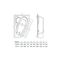 Товар: Акриловая ванна Koller Pool Nadine 150х100 R без гидромассажа - фото 3 Акриловая ванна Koller Pool Nadine 150х100 R без гидромассажа — фото 3, Ванны