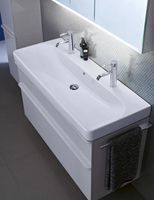 Тумба под раковину Geberit Smyle Square 120 500.355.00.1 подвесная Белая — фото 5, Тумбы под раковину