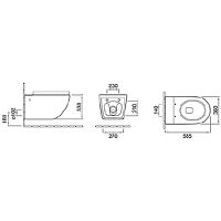 Товар: Комплект унитаза с инсталляцией SantiLine SL-5031 подвесной Белый с сиденьем Микролифт - фото 5 Комплект унитаза с инсталляцией SantiLine SL-5031 подвесной Белый с сиденьем Микролифт — фото 5, Унитазы