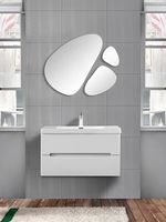 Товар: Тумба с раковиной Parly Spa River 100 River100 10113 подвесная Лилейно-белая - фото 2 Тумба с раковиной Parly Spa River 100 River100 10113 подвесная Лилейно-белая — фото 2, Тумбы с раковиной