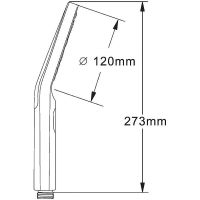 Товар: Ручной душ Orange S09HS Хром - фото 10 Ручной душ Orange S09HS Хром — фото 10, Лейки для душа