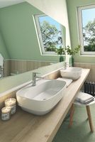 Товар: Раковина Кировит Купер 650 Белая - фото 4 Раковина Кировит Купер 650 Белая — фото 4, Раковины накладные