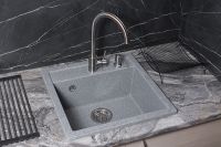 Товар: Кухонная мойка Reflection Zia 51 RX1251GR Гравий - фото 3 Кухонная мойка Reflection Zia 51 RX1251GR Гравий — фото 3, Кухонные мойки