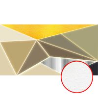 Фреска Ortograf Forma 32608 Фактура бархат FX Флизелин (5,2*2,7) Бежевый/Желтый, Геометрия/Абстракция — фото 1, Фрески